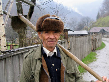 Farmer in Romania